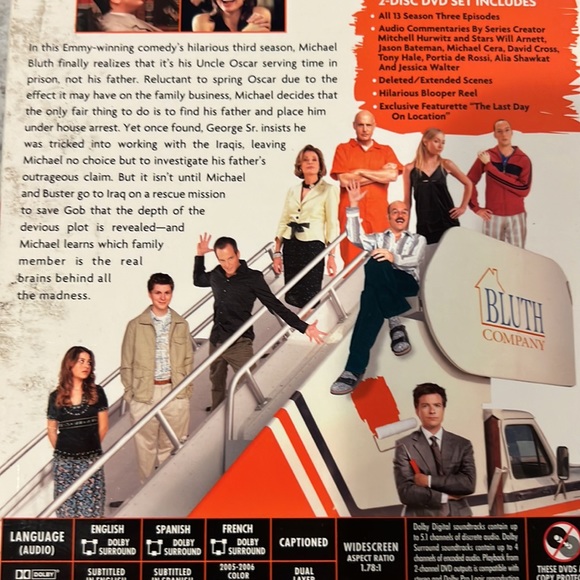 Arrested Development - Complete Third Season Box Set on DVD (NEW/UNOPENED) - Picture 2 of 4